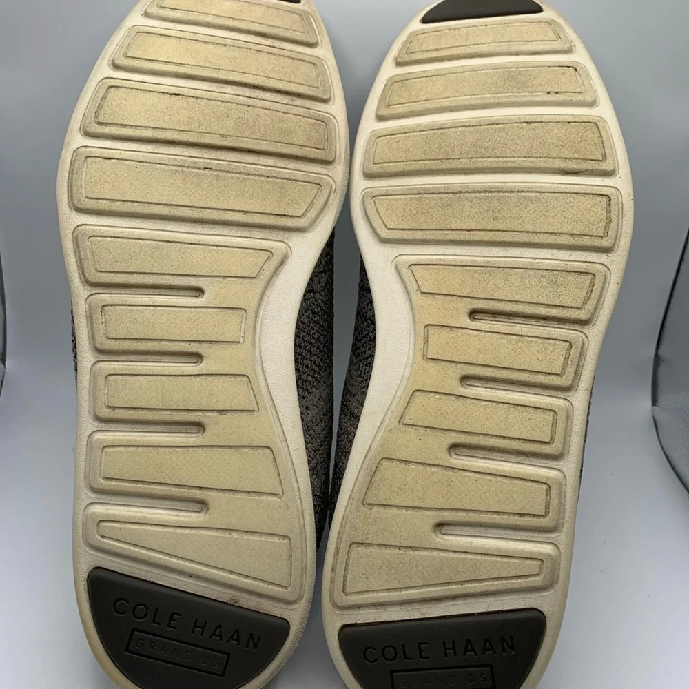 Cole Haan Grand Os Mens Gray Knit Lace Up‎ Shoes Size 10M C29903